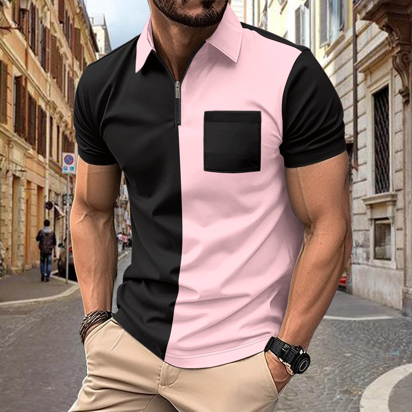 Men's Casual Polo Shirt