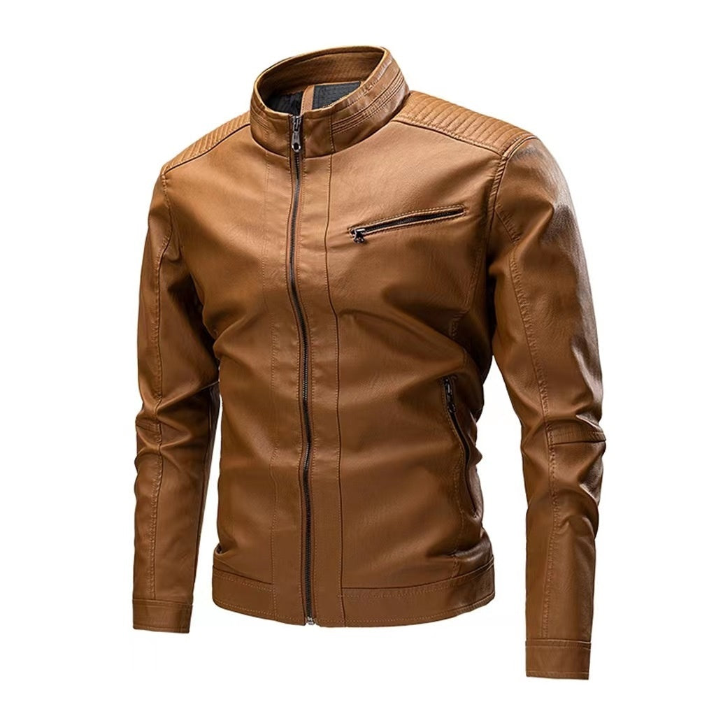 Casual Men's Leather Jacket