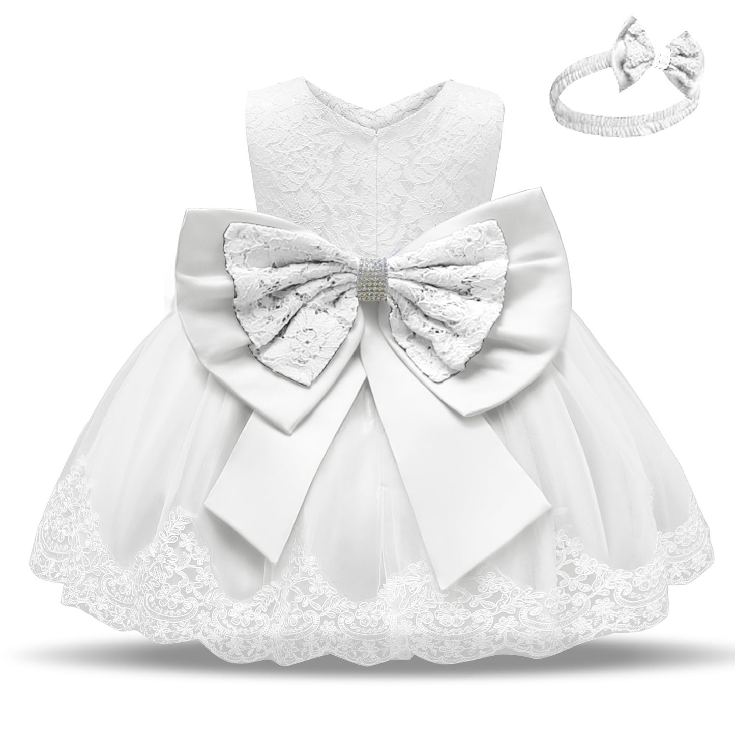 Baby Girls Christening Ball Gown