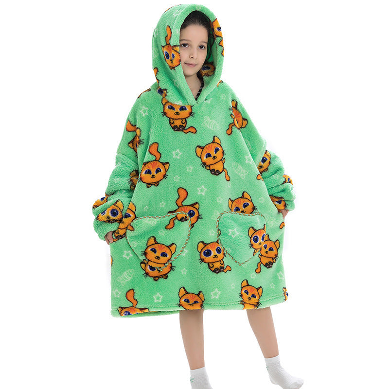 Oversized Thermal Sweatshirt for Kids