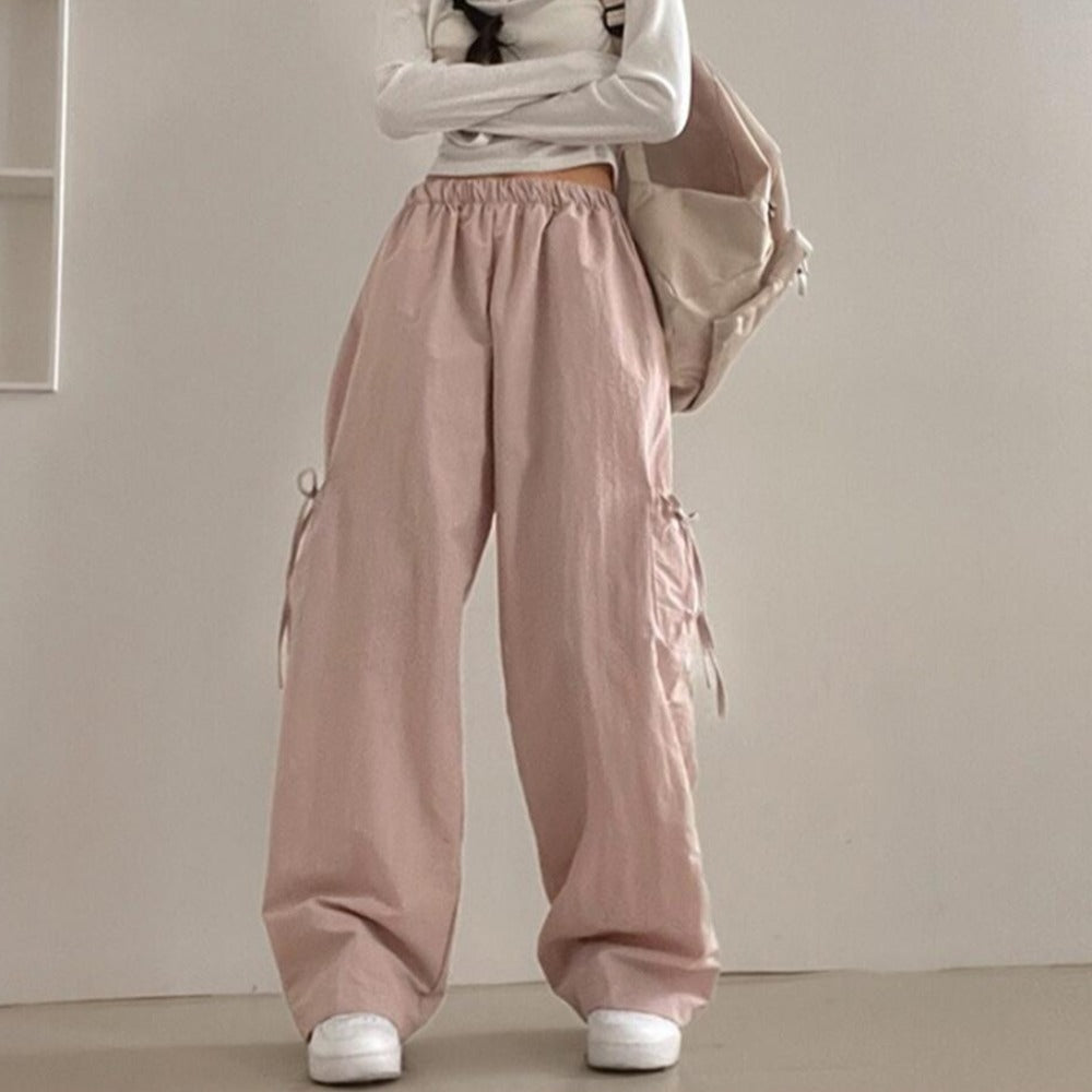 Loose Wide Leg Straight Casual Mopping Trousers