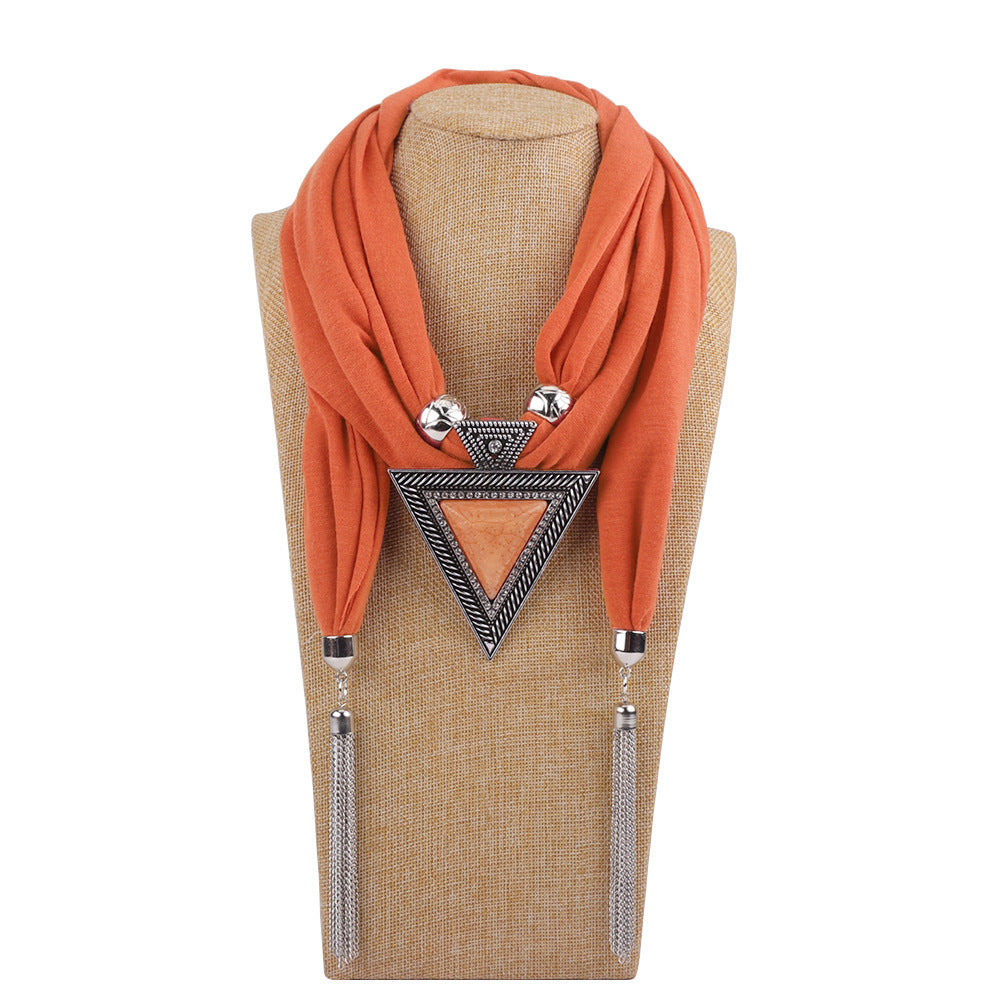 Fashion Jewelry Necklace Scarf Female Resin Alloy