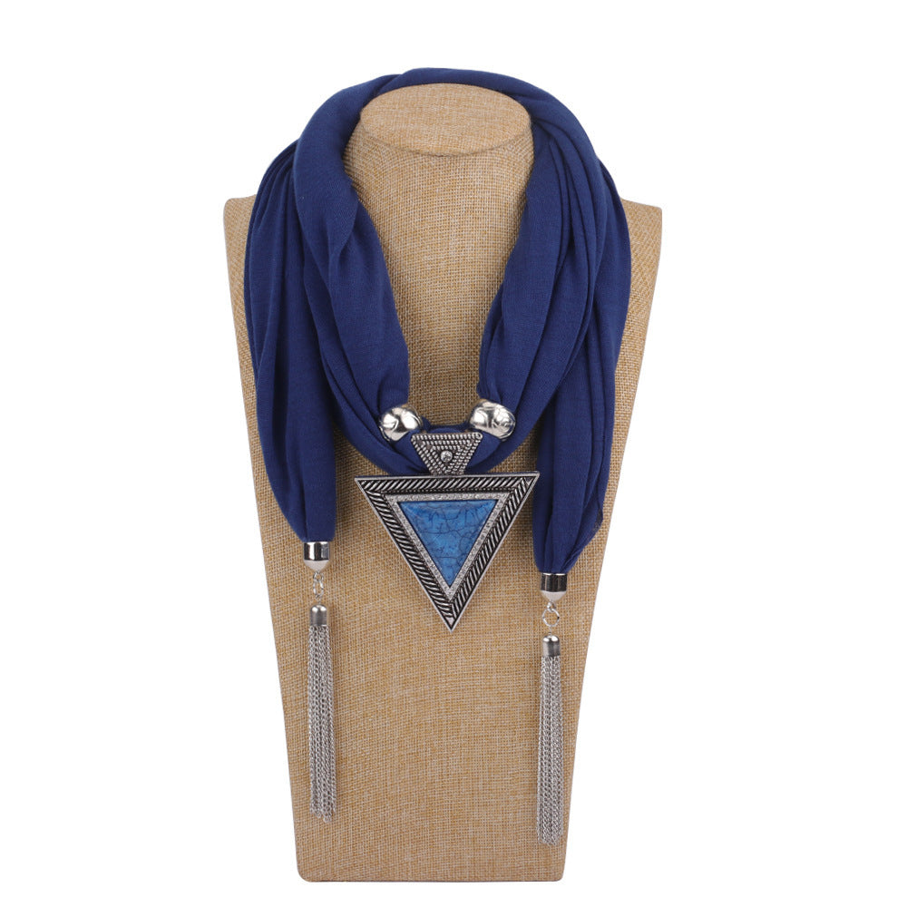 Fashion Jewelry Necklace Scarf Female Resin Alloy