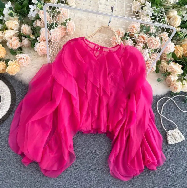 MultiLayer Ruffle Top