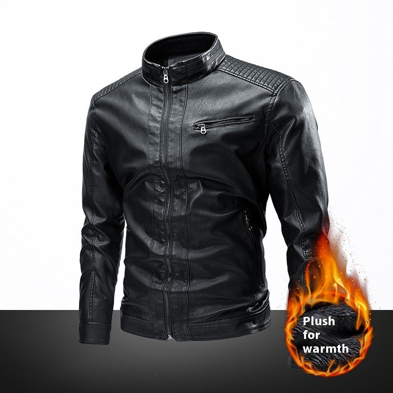 Casual Men's Leather Jacket