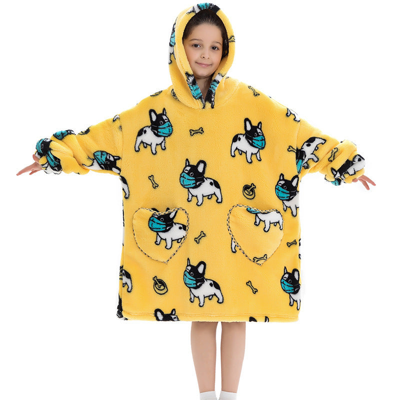 Oversized Thermal Sweatshirt for Kids