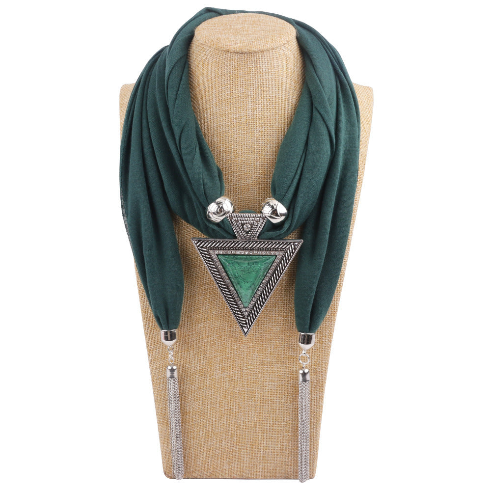 Fashion Jewelry Necklace Scarf Female Resin Alloy