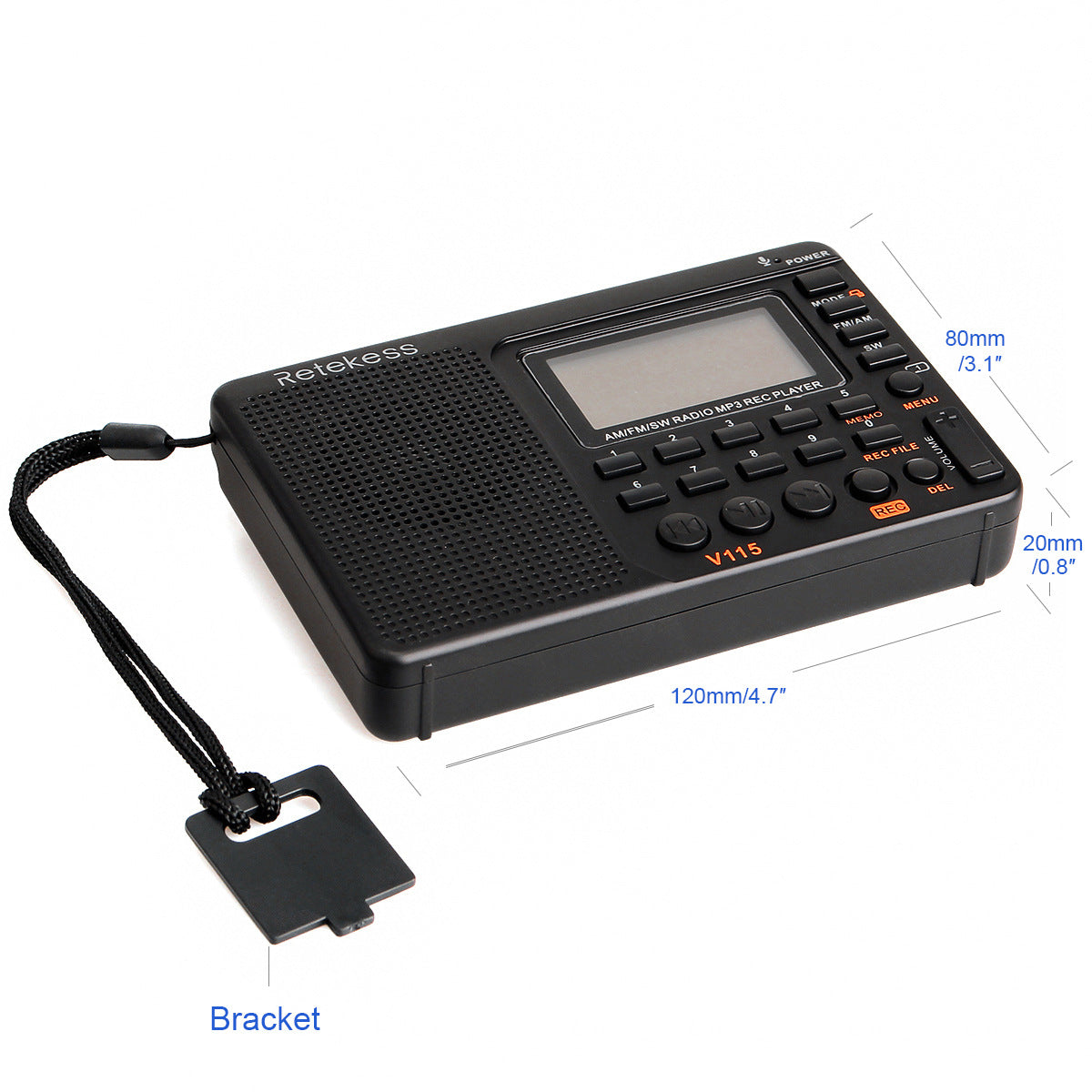 Radio Full Band Radio Recorder FM AM MP3 Playback