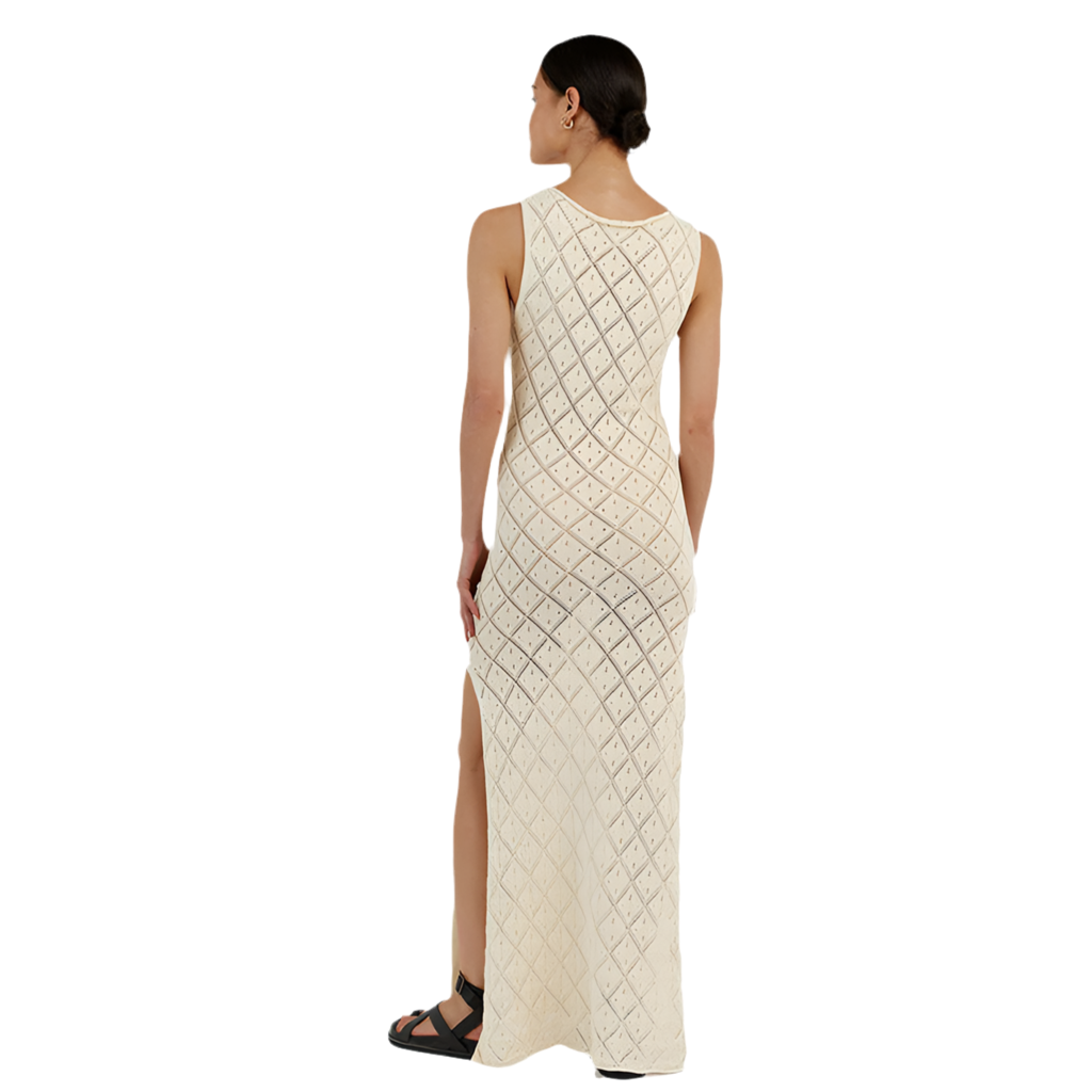 Women's Hollow Knitted Long Dress