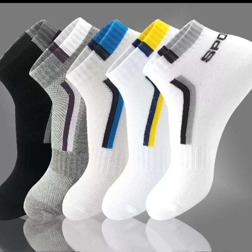 5 Pairs Summer Thin Low Cut Socks Men