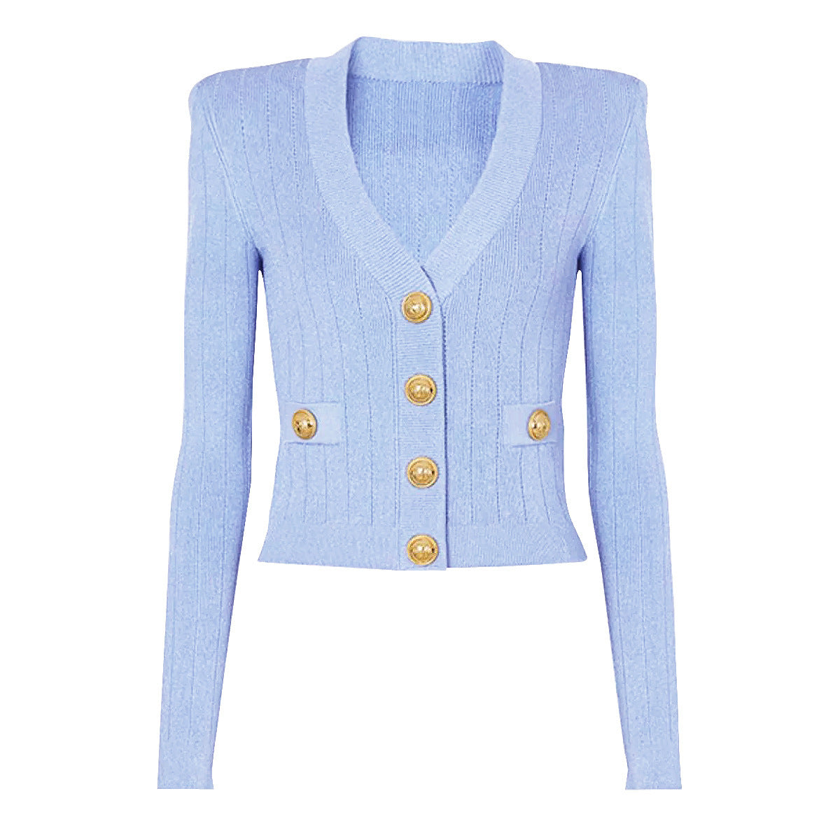 Women's Fashion Classic High Quality Versatile Jacket Knitted Sweater Cardigan