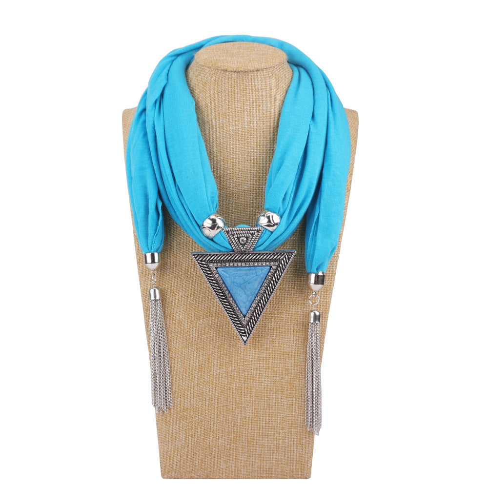 Fashion Jewelry Necklace Scarf Female Resin Alloy