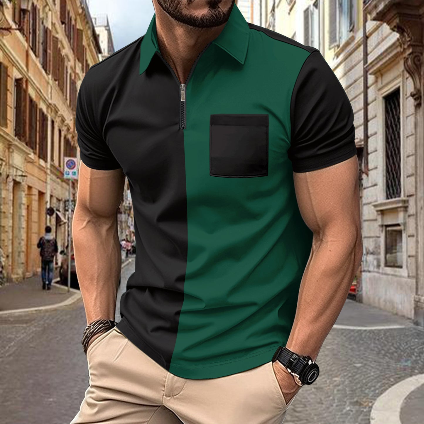 Men's Casual Polo Shirt