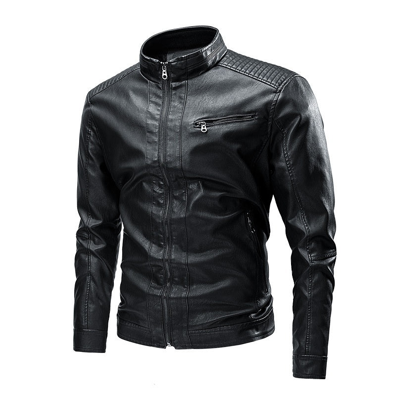 Casual Men's Leather Jacket