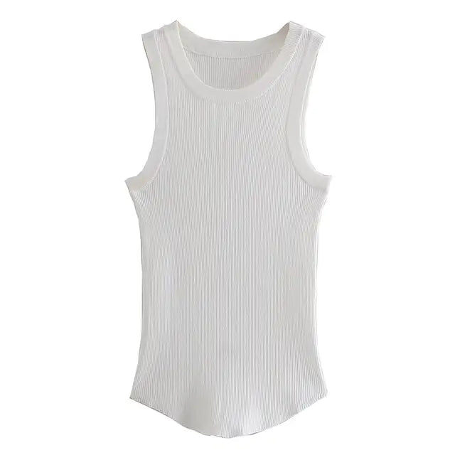 Fitted Sleeveless Top