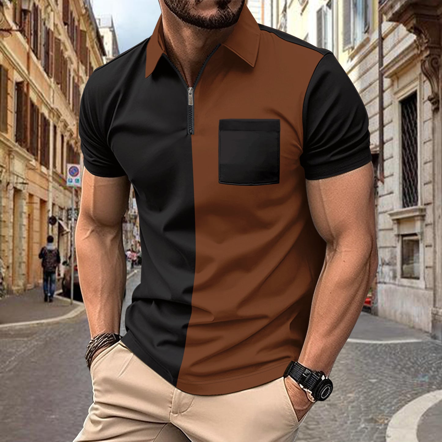 Men's Casual Polo Shirt