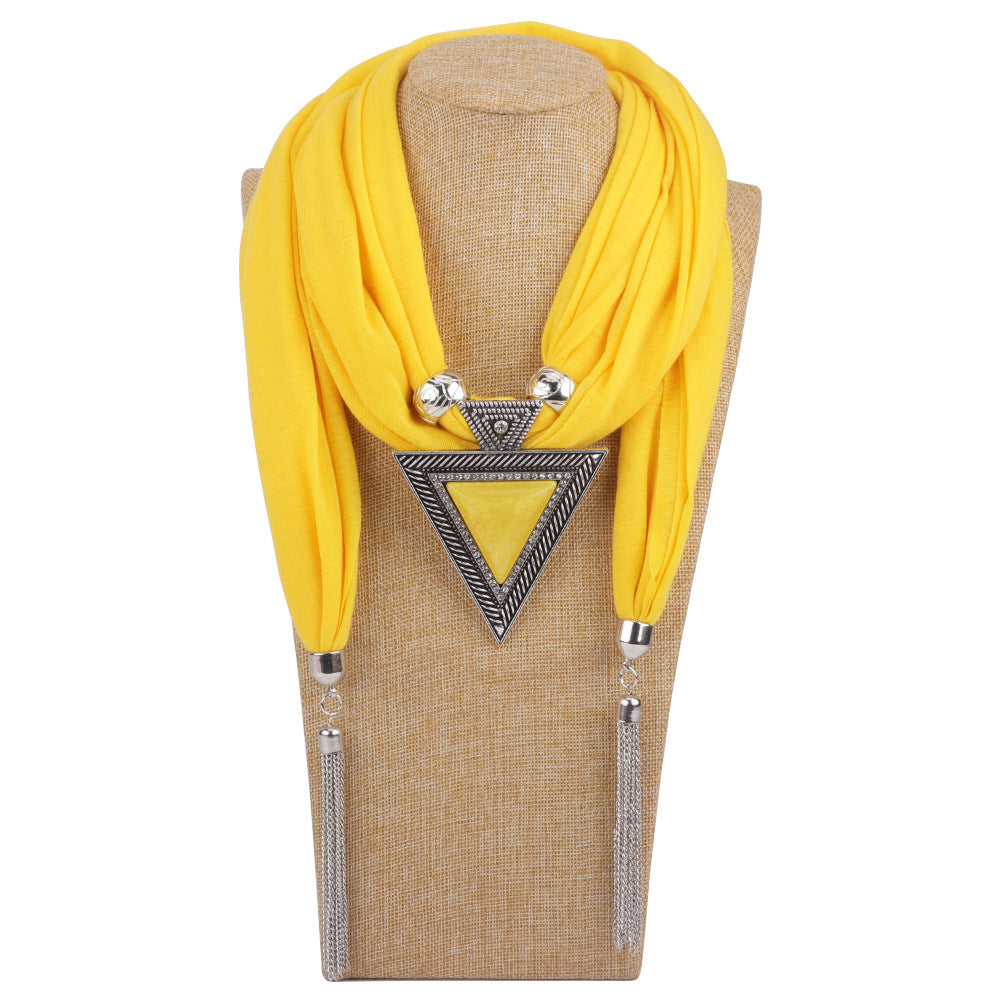 Fashion Jewelry Necklace Scarf Female Resin Alloy