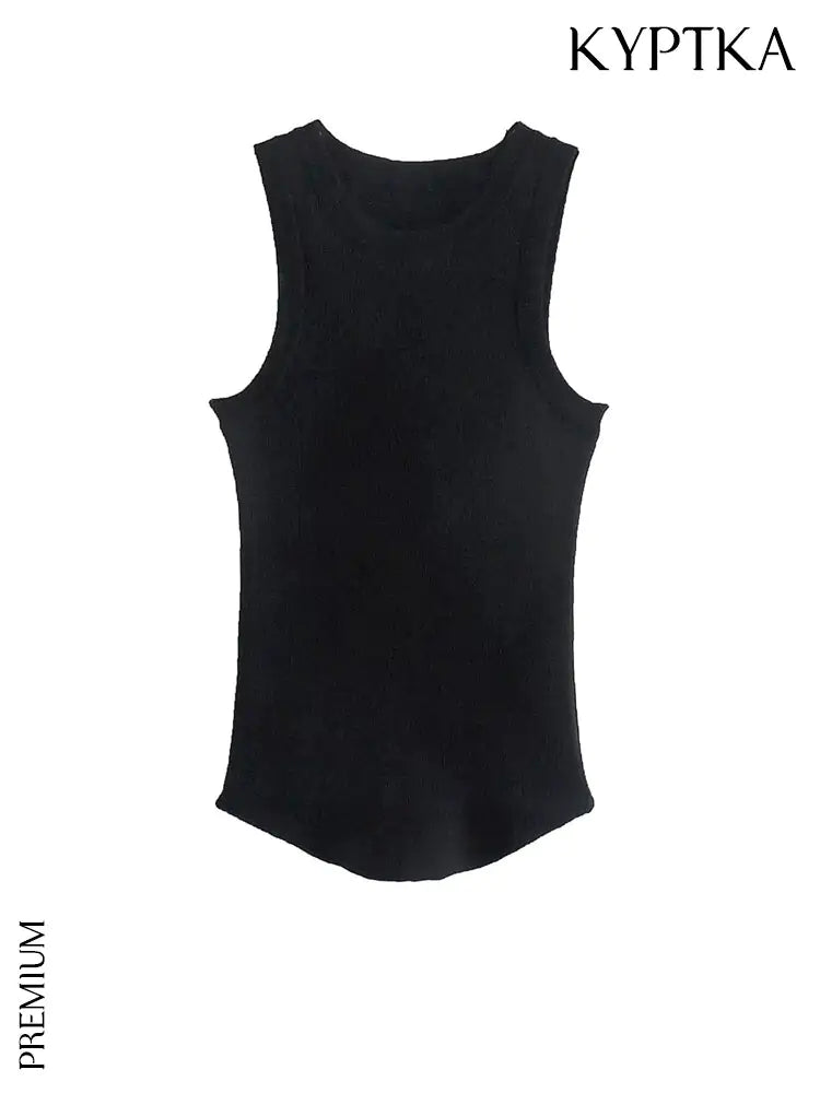 Fitted Sleeveless Top