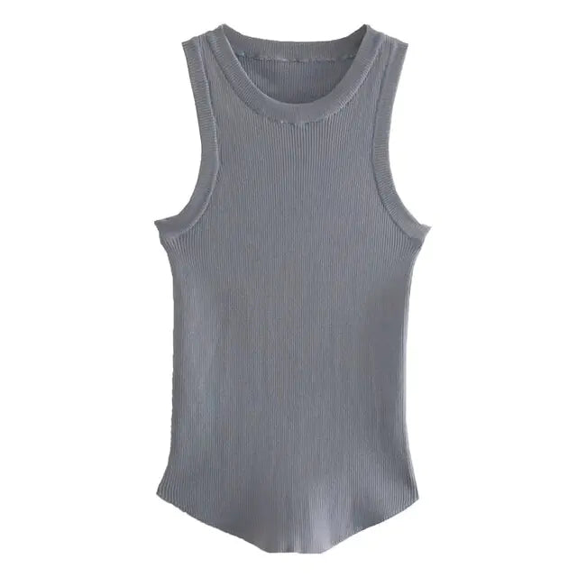 Fitted Sleeveless Top