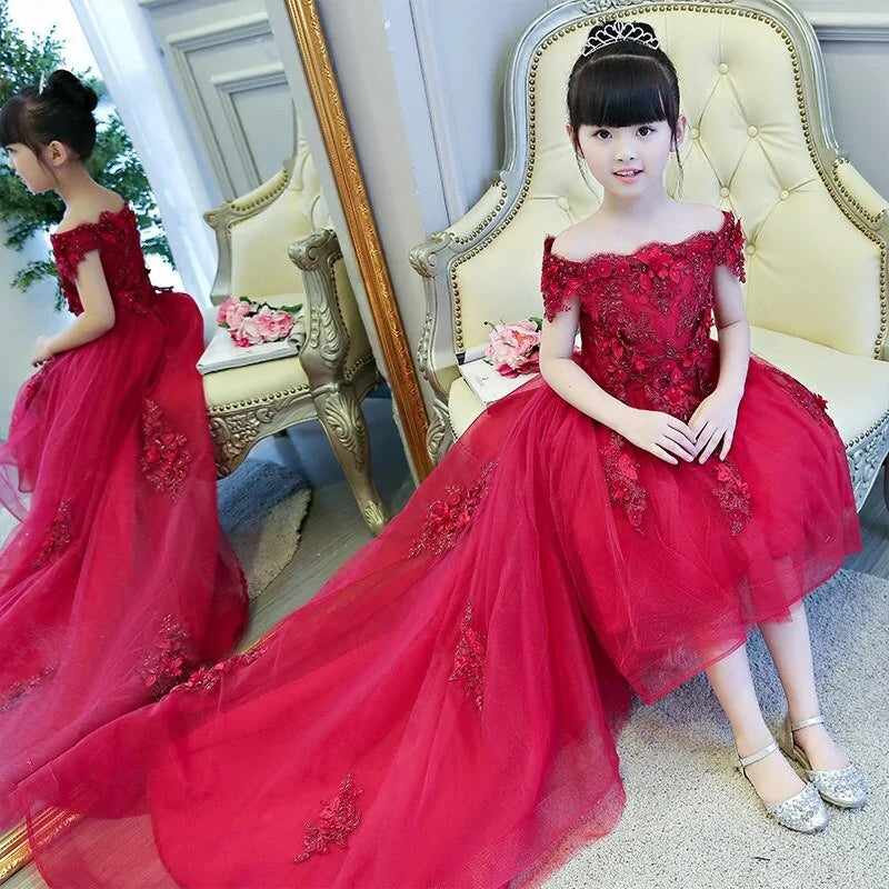 Long Flower Girl Dresses