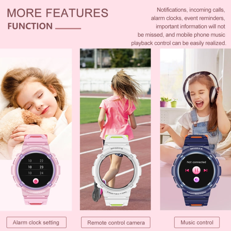 HT19 1.2 inch Round Screen IP68 Children Smart Watch, Support Sleep