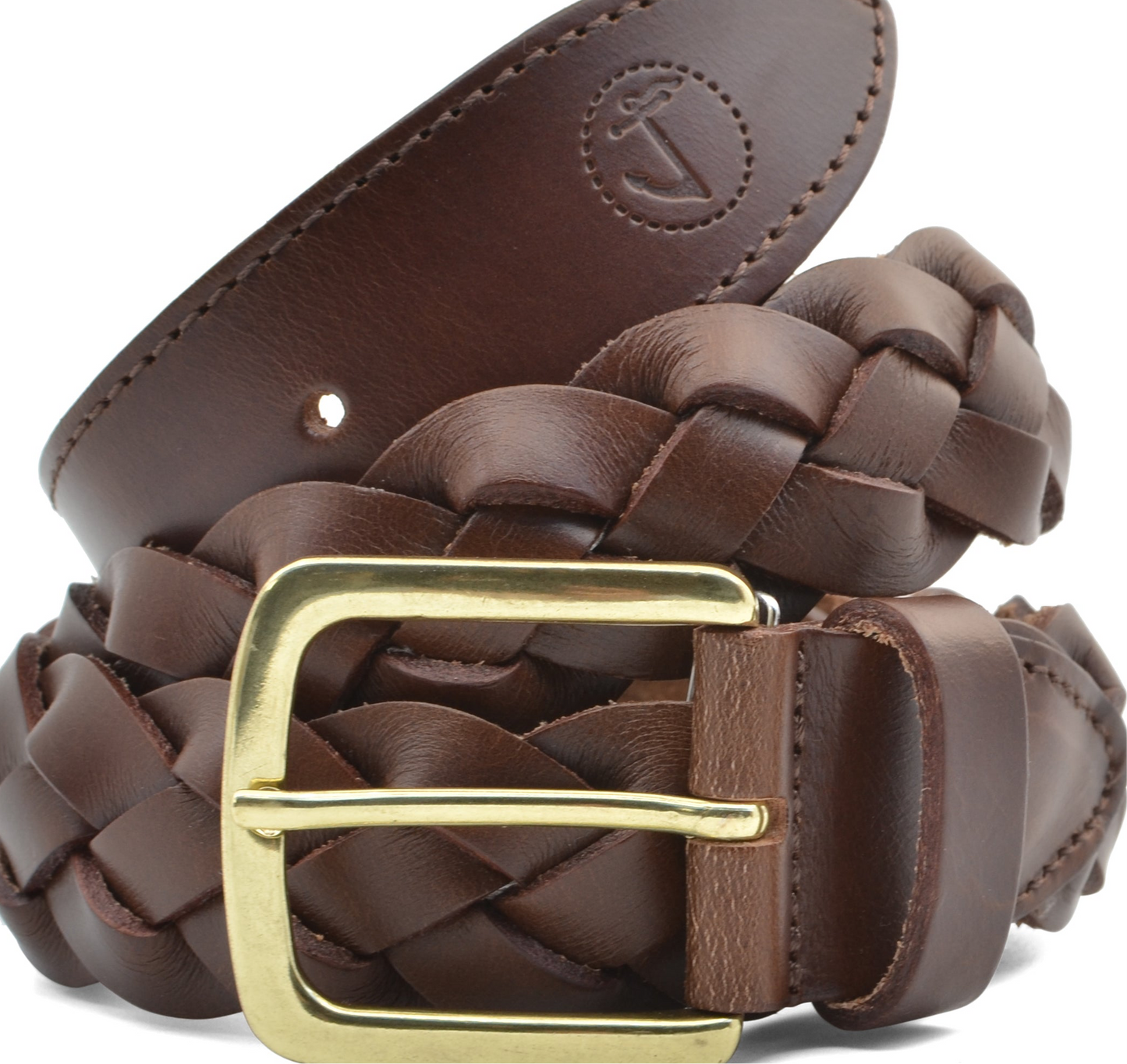 Braided Leather Belt Sargasso