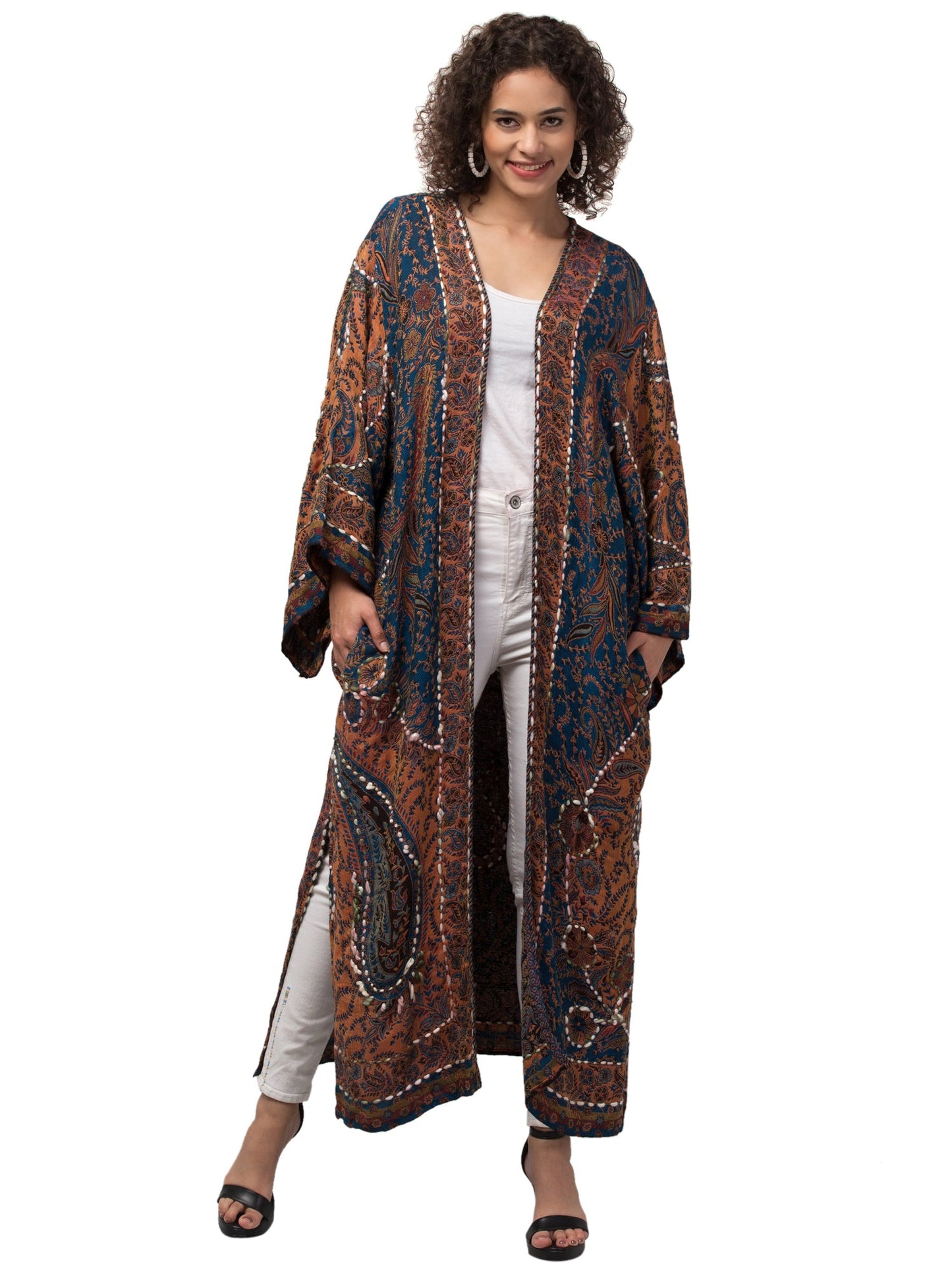 Infinity Thick Stitch Kimono Jacket