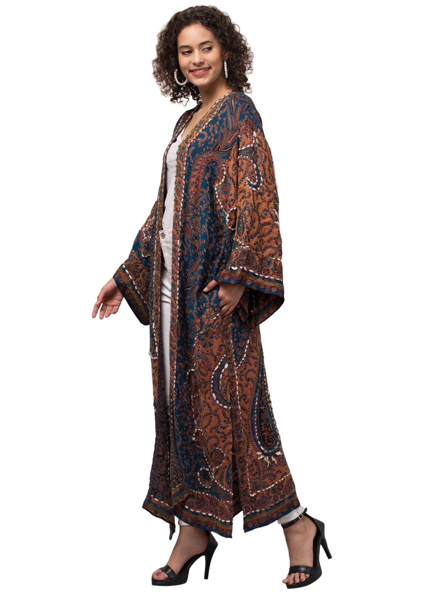 Infinity Thick Stitch Kimono Jacket