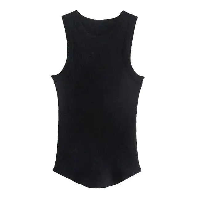 Fitted Sleeveless Top