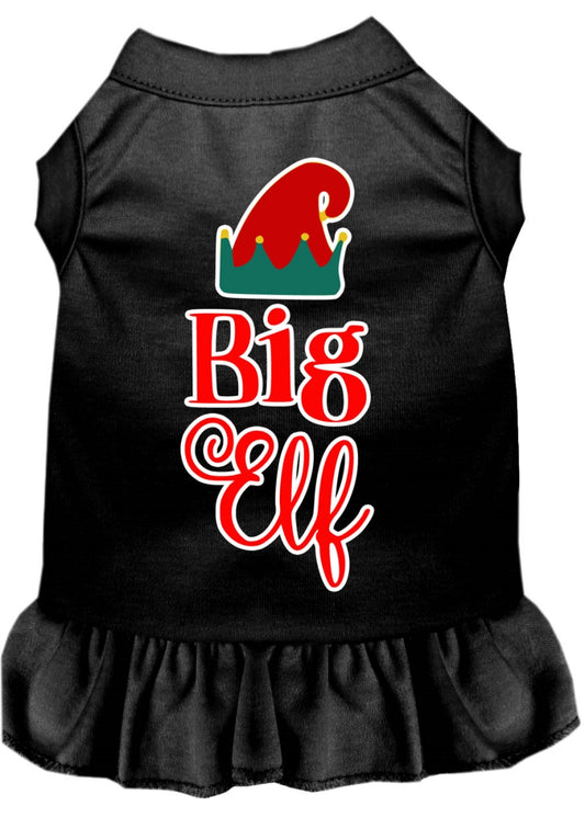 Mirage Pet 58-411 BKXXXL Big Elf Screen Print Dog Dress, Black - 3