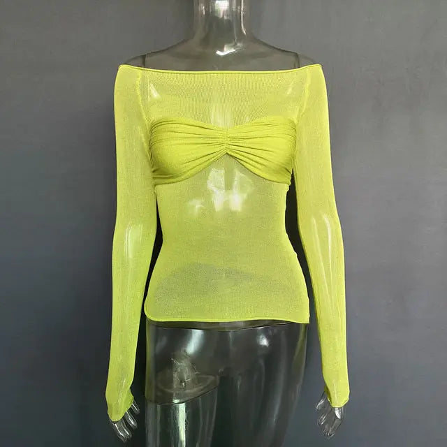 Mesh Crop Top Summer Fashion