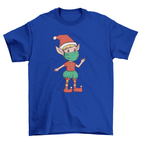 Elf face mask t-shirt