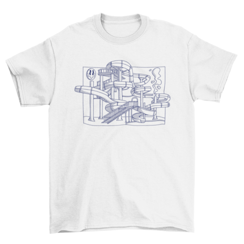 Water slide t-shirt design