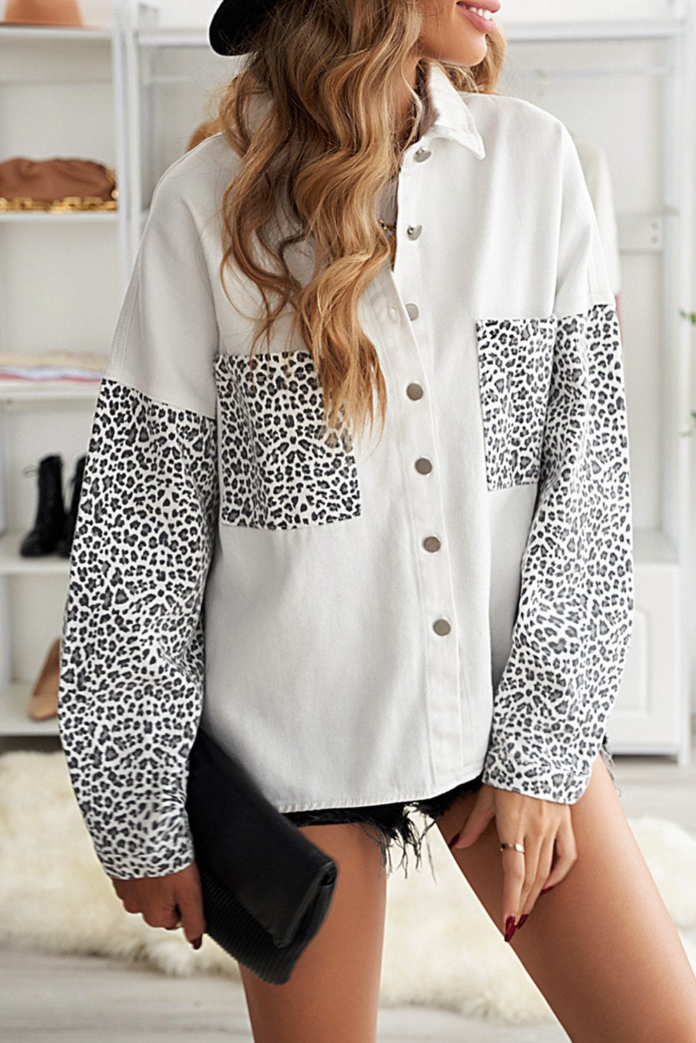 White Jeans Shirt Jacket