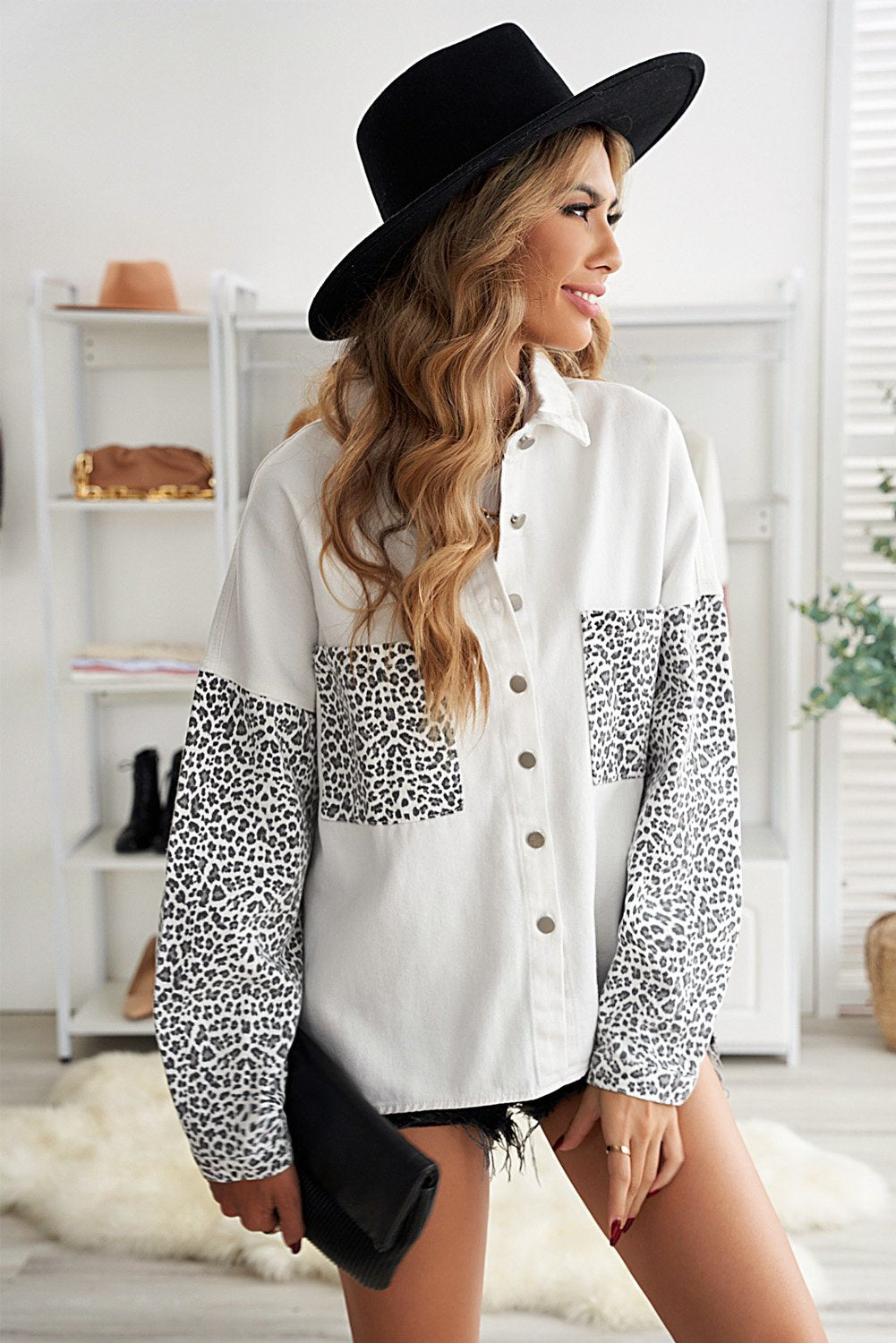 White Jeans Shirt Jacket