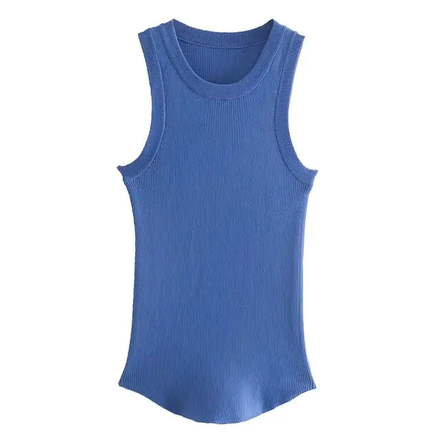 Fitted Sleeveless Top