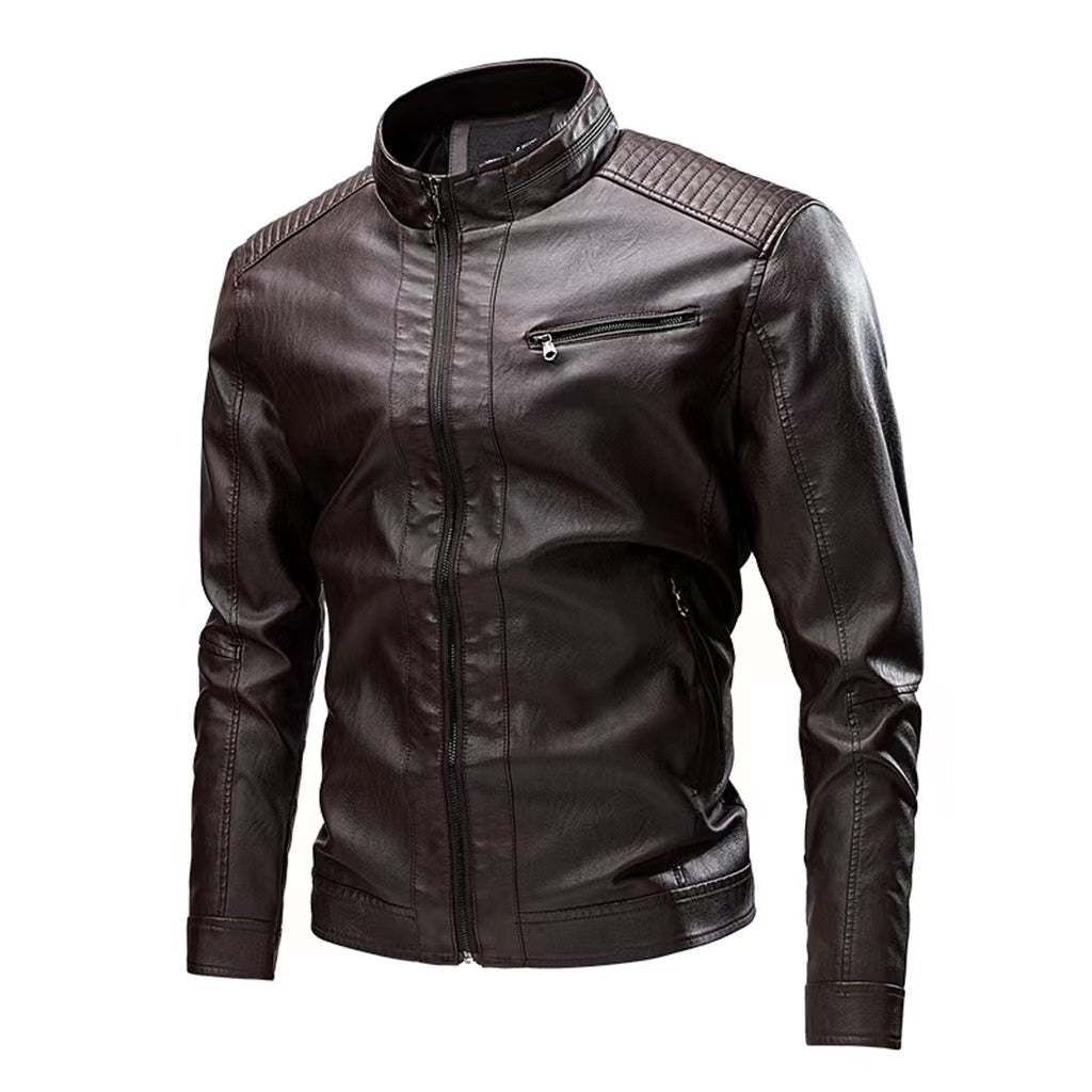 Casual Men's Leather Jacket