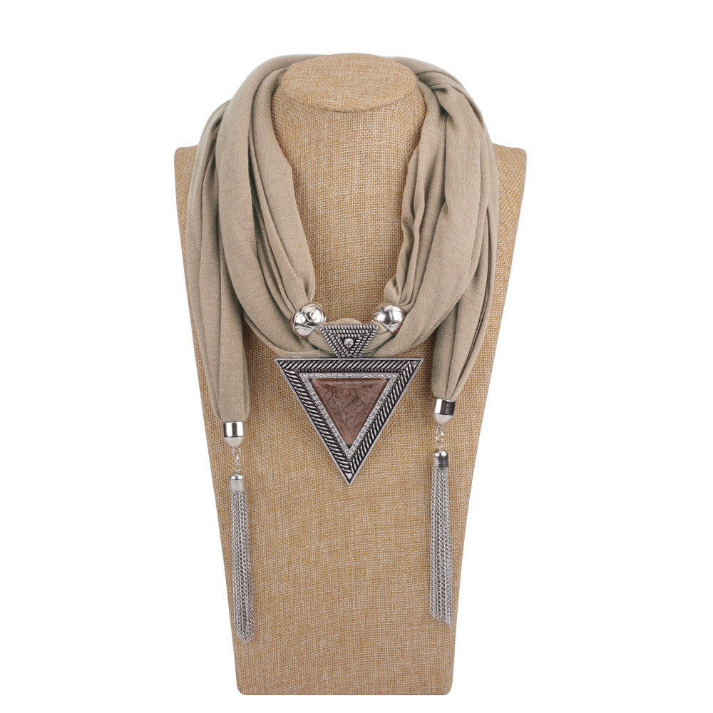 Fashion Jewelry Necklace Scarf Female Resin Alloy