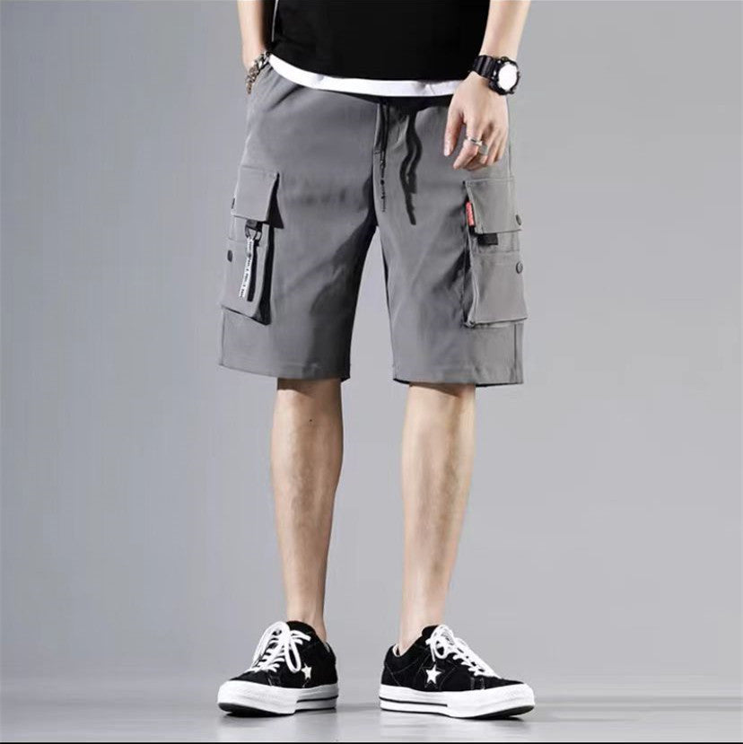 Loose Multi-pocket Cargo Shorts