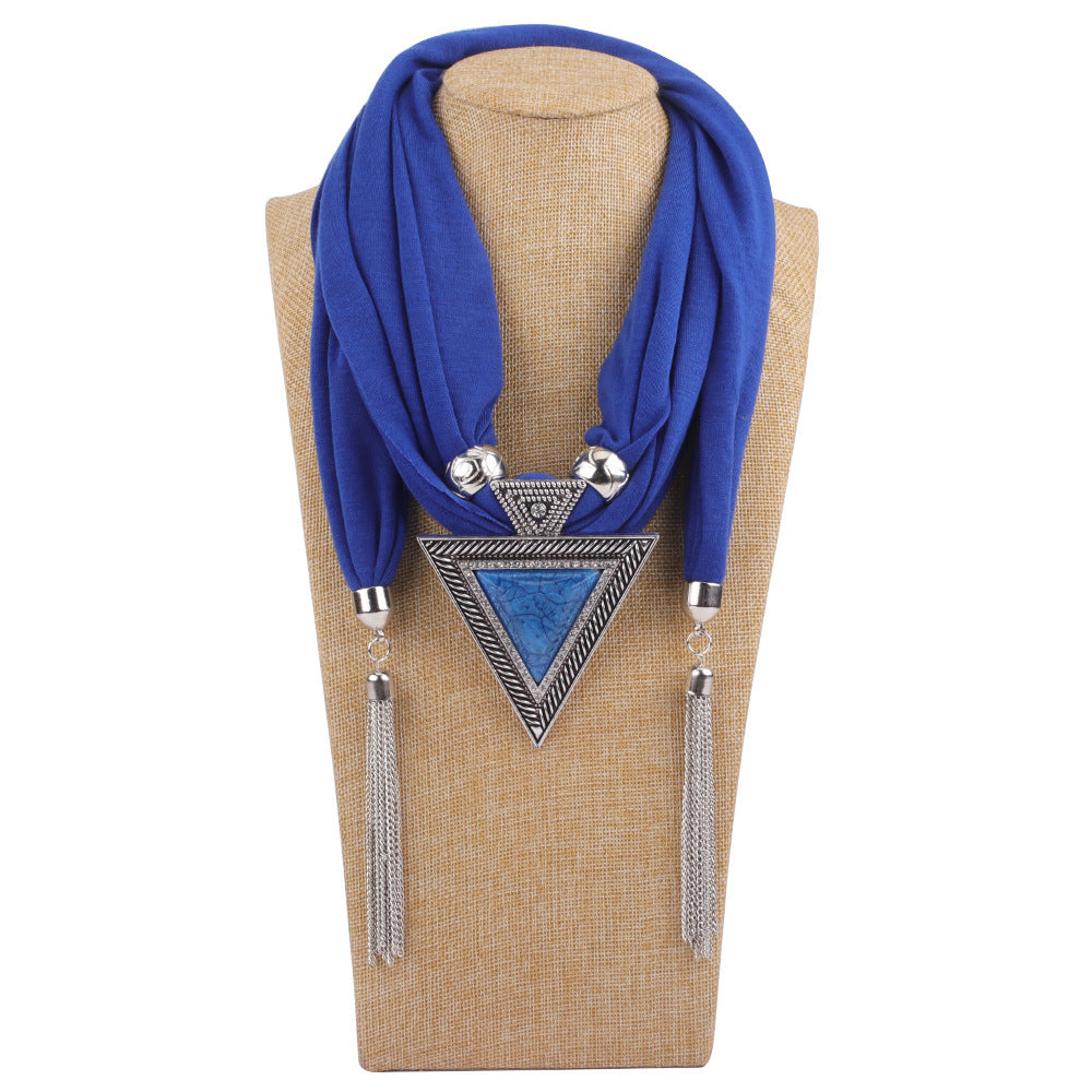 Fashion Jewelry Necklace Scarf Female Resin Alloy