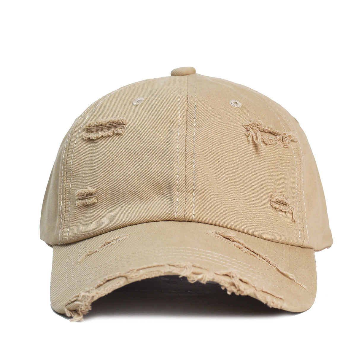 Distressed Cotton Baseball Cap