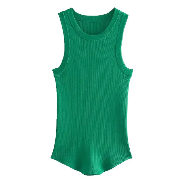 Fitted Sleeveless Top