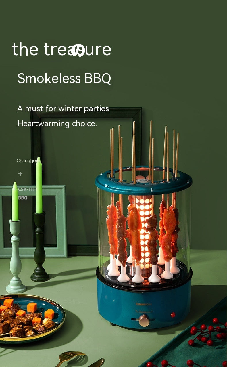 Multi-function Smoke-free Skewers Machine for BBQ