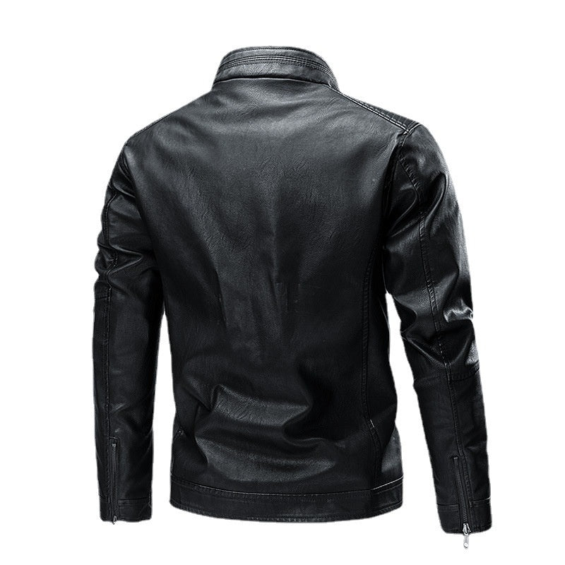 Casual Men's Leather Jacket