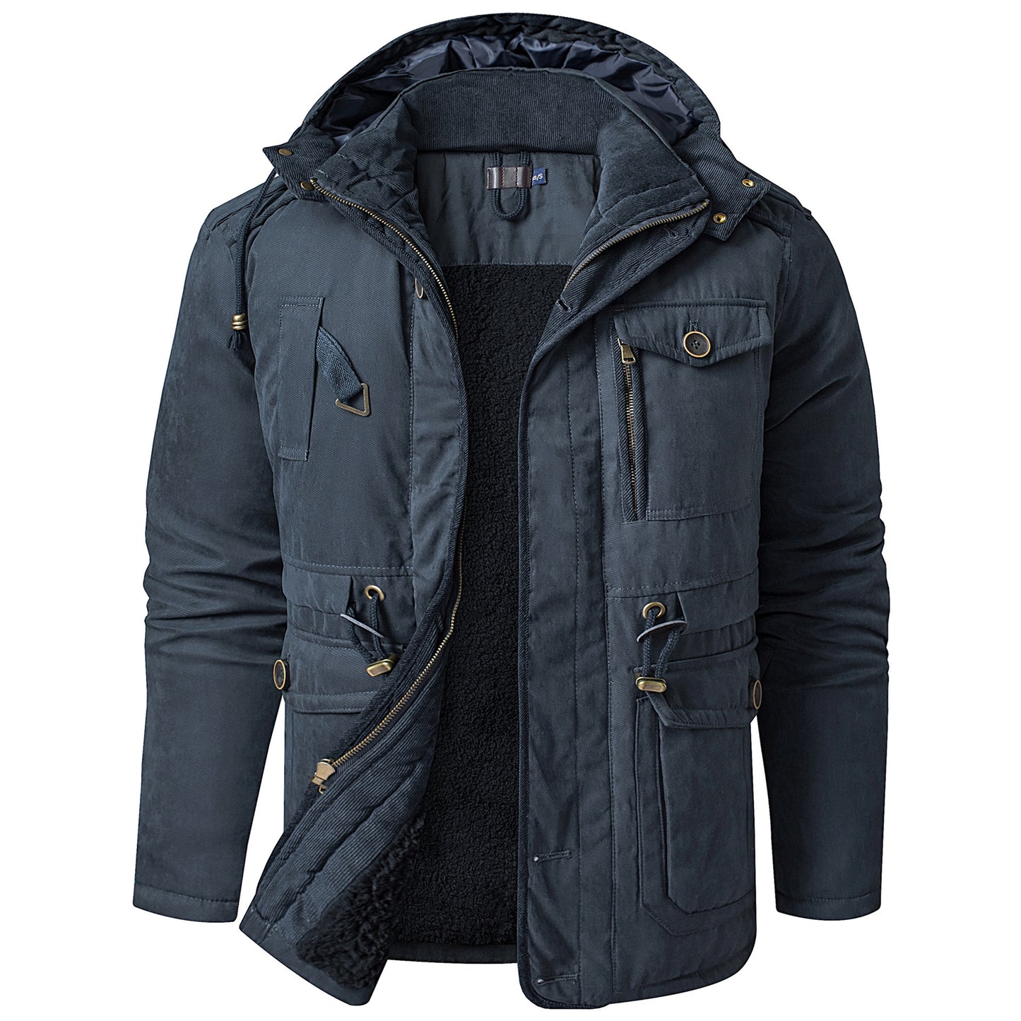 Men's Fleece-lined Cotton-padded Jacket