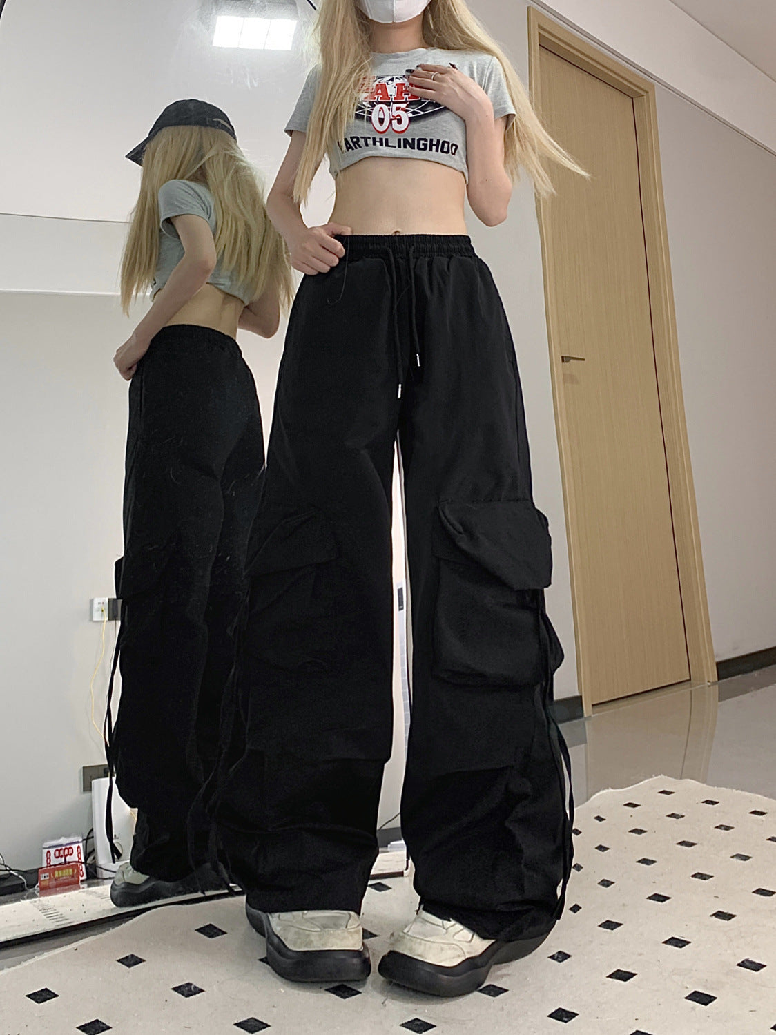 Women's Wide-leg Casual Sports Pants