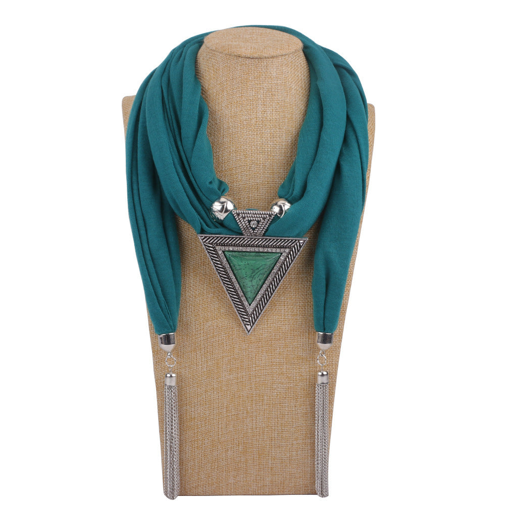 Fashion Jewelry Necklace Scarf Female Resin Alloy