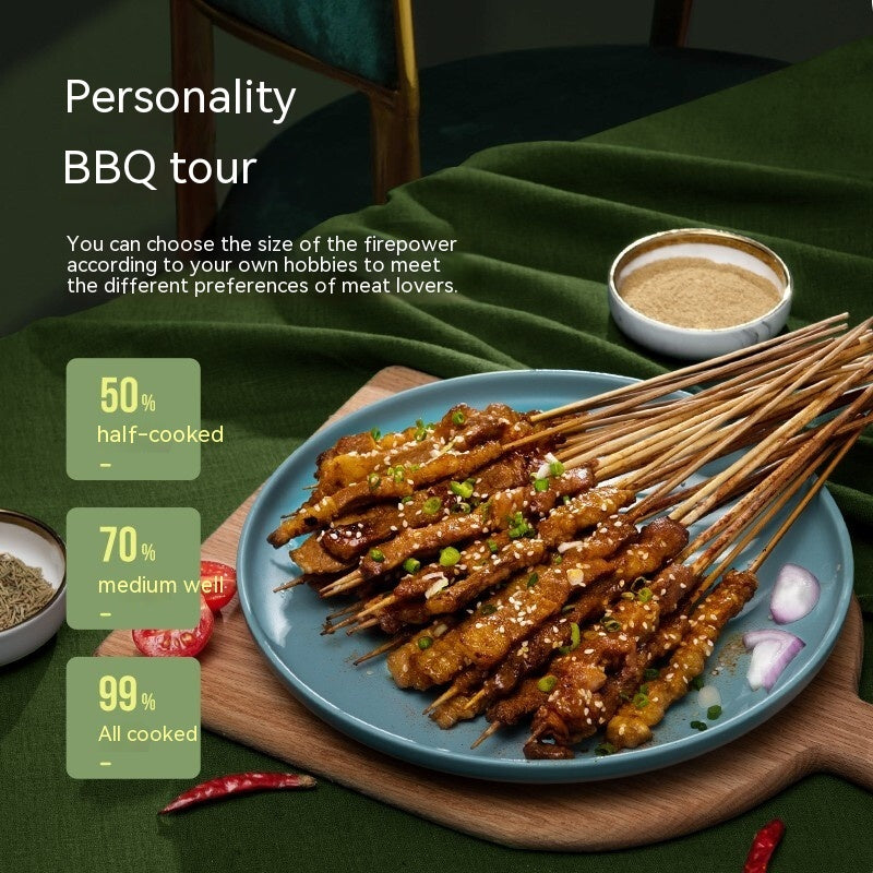 Multi-function Smoke-free Skewers Machine for BBQ