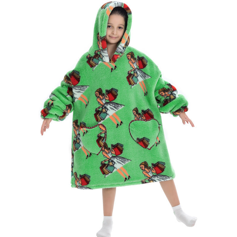 Oversized Thermal Sweatshirt for Kids