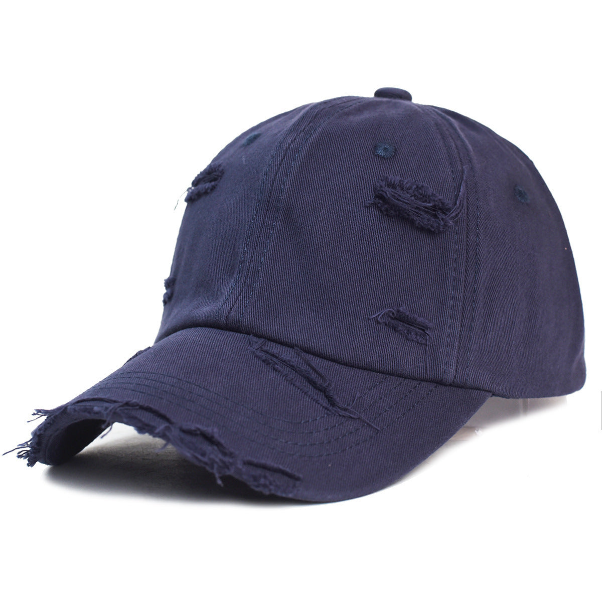 Distressed Cotton Baseball Cap